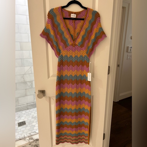 Saylor crochet midi dress XS/S - Picture 3 of 4